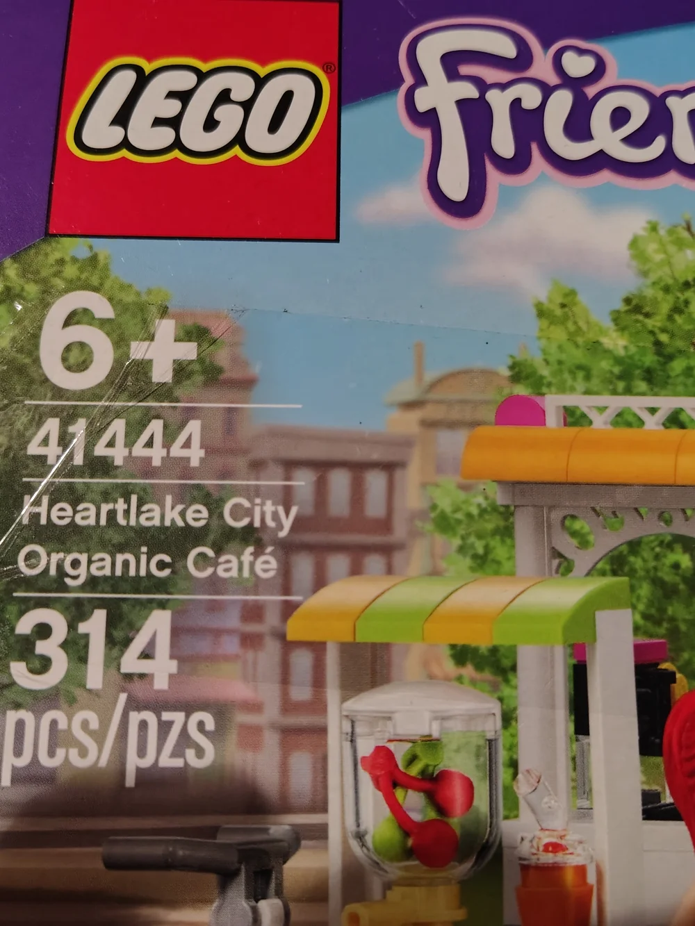 FRIENDS Pink Orange and Green Café Building Set